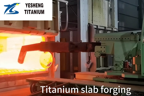 Baoji Yesheng Titanium Co., Ltd. Titan Platte Schmieden